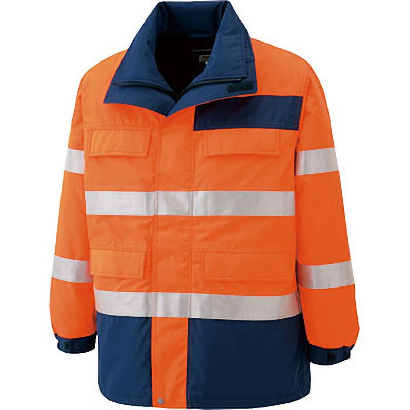 SE1125-UE-4L 高視認性 防水帯電防止防寒コート ミドリ安全 サイズ4L  SE1125-UE-4L