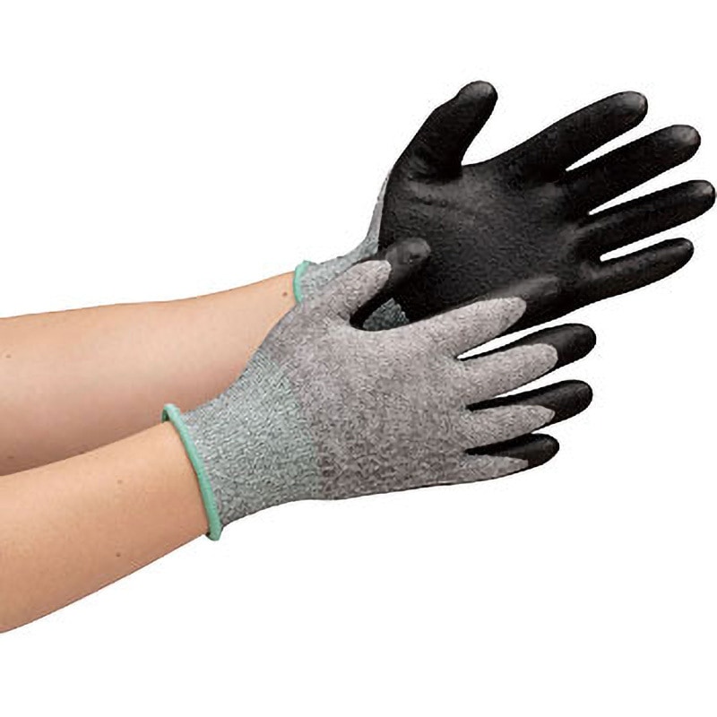 チンチラトリムのカーフ手袋　未使用 チンチラトリムのカーフ手袋 未使用