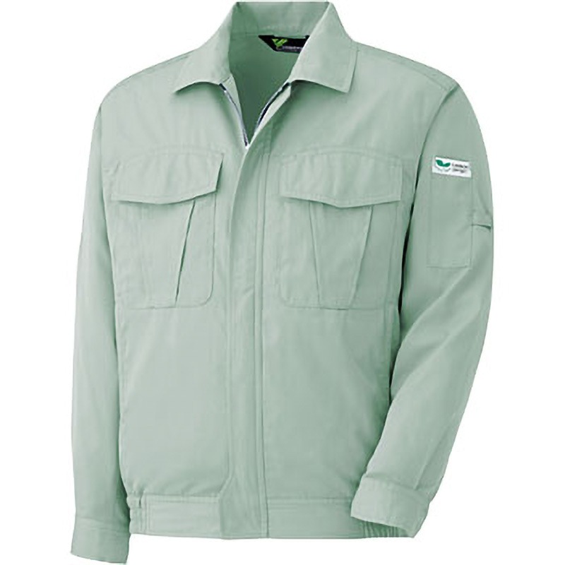 VE146-UE-L【ワケあり】 ベルデクセル 帯電防止男女ペアブルゾン ミドリ安全 グリーン色 L着丈64cm