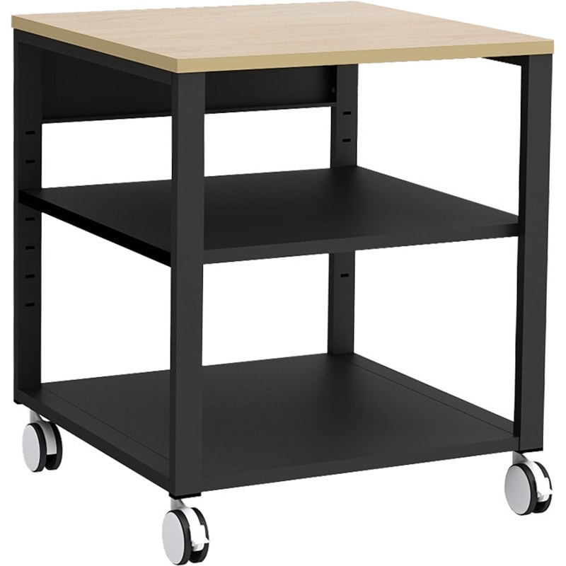 NPT-660-NABK プリンターテーブル Y2K キャスターあり 本体幅600mm奥行