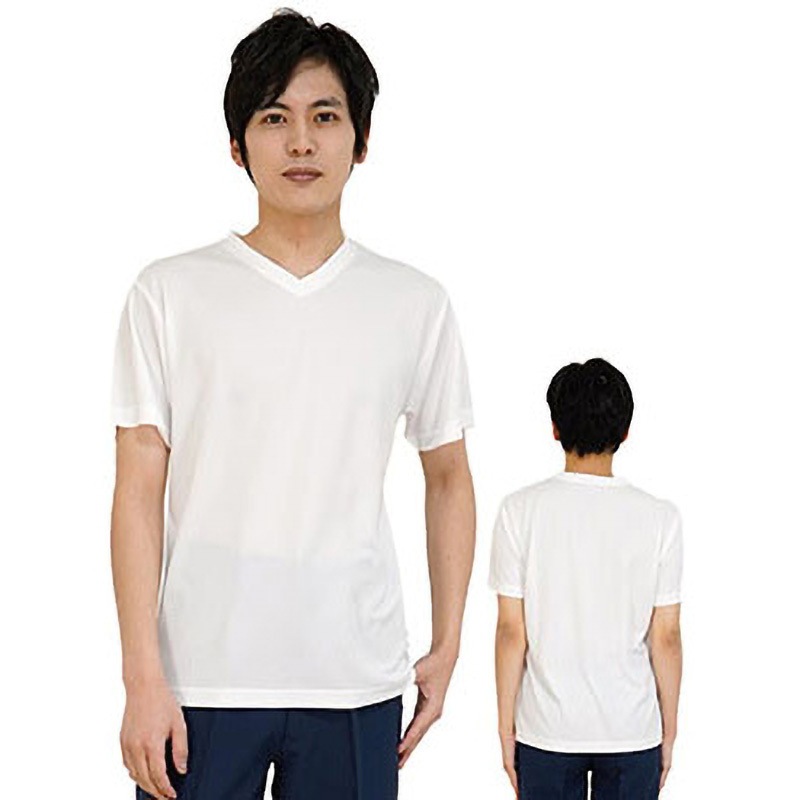 20021-2 優れた吸汗速乾VネックアンダーウェアTシャツ 20021 お得な