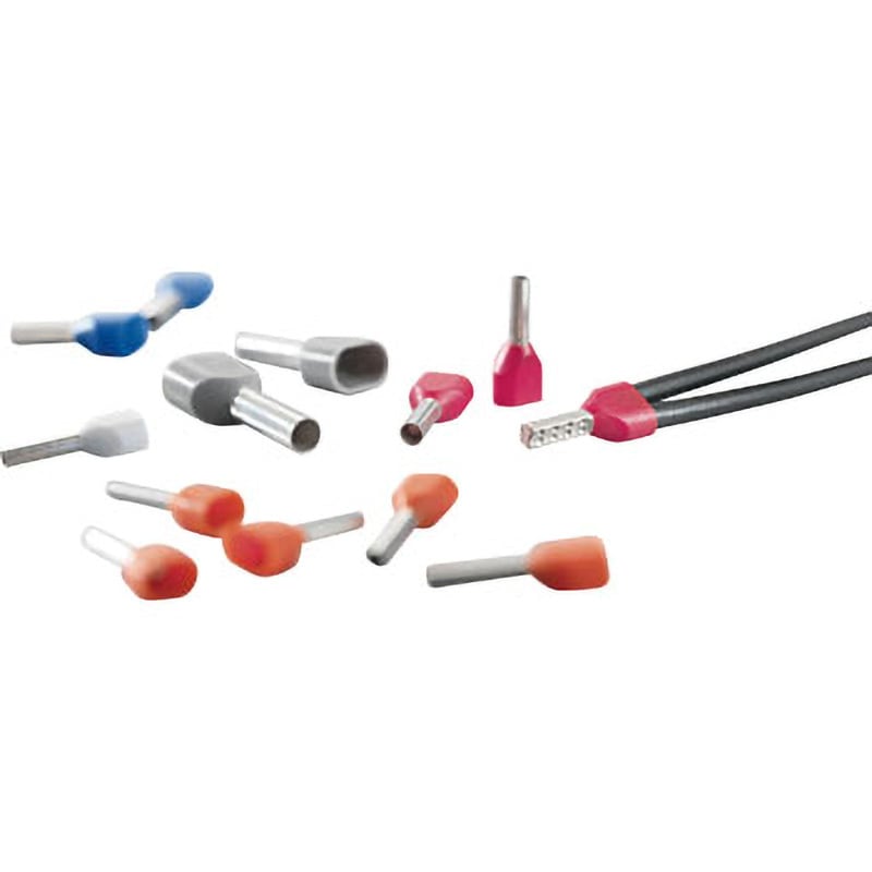 9037250000 2本用絶縁カバー付圧着端子 1セット(500個) ワイドミュラー 【通販モノタロウ】