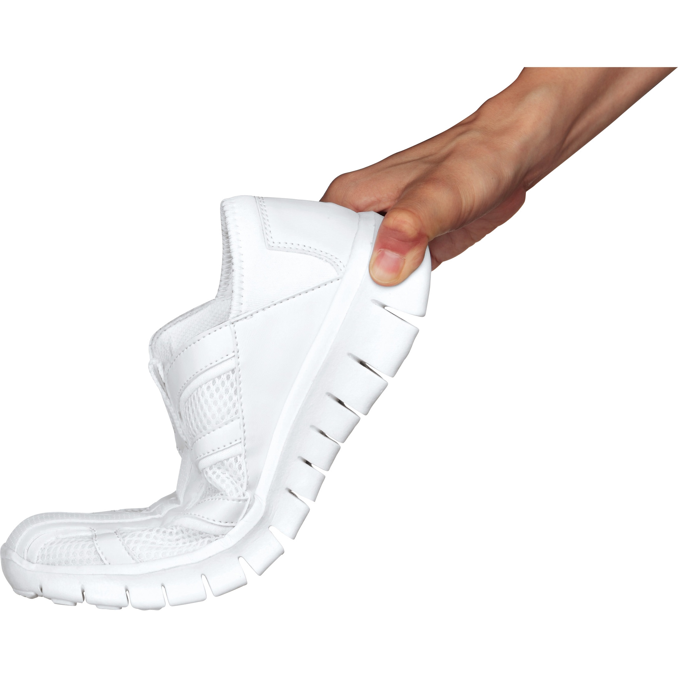 APK188-C/50 メッシュスリップオンシューズ APK188-C KAZEN ホワイト色