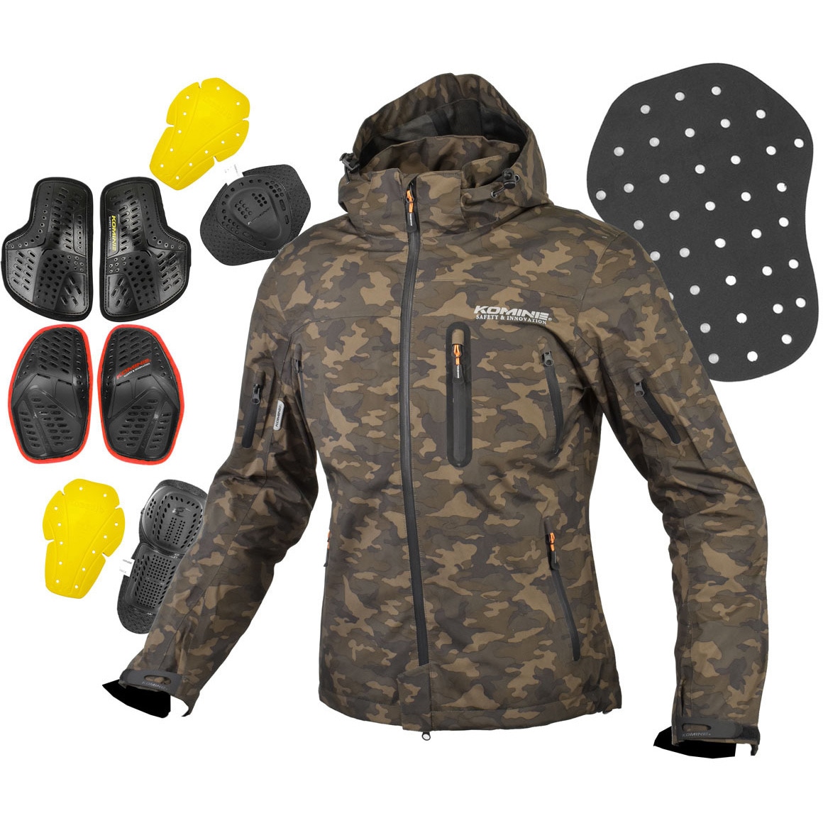 KOMINE WP プロテクトパーカ JK-555 XL Webike | KOMINE コミネ JK-555