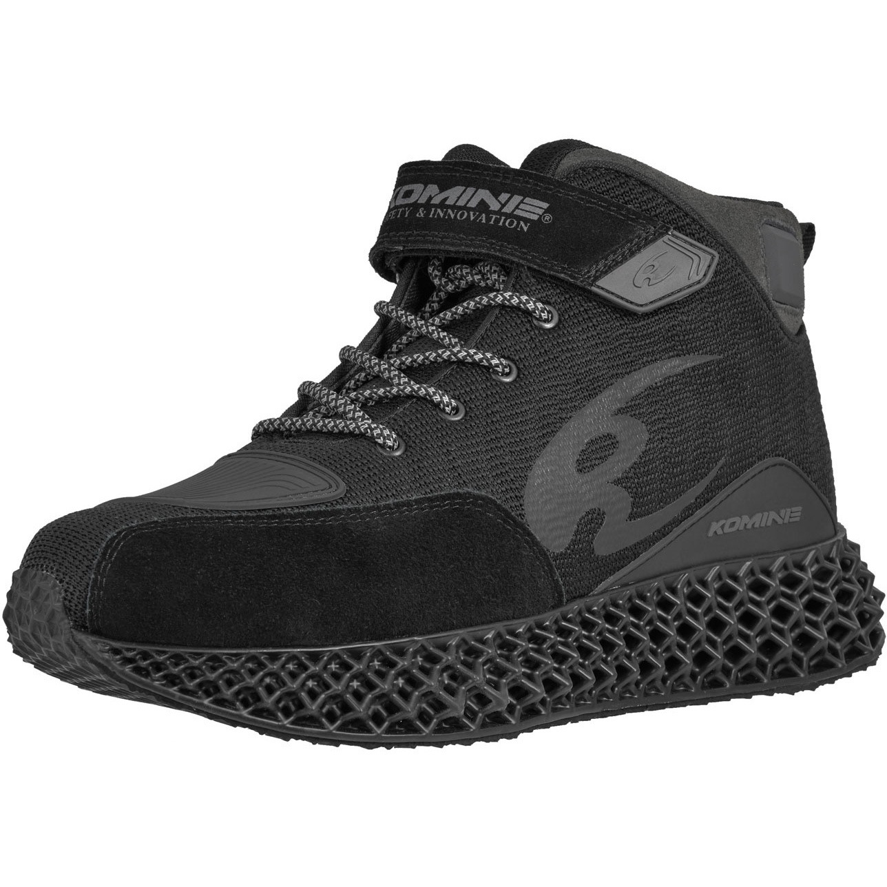 KOMINE BK-095 3Dプリントエア　ライディングシューズ 23.5 05-095/BK/23.5 BK-095 3Dプリントエアライディングシューズ 1足
