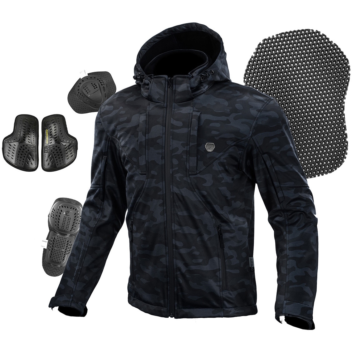 07-6022/ネオBK/2XL JK-6022 プロテクトソフトシェルシステムパーカ 1