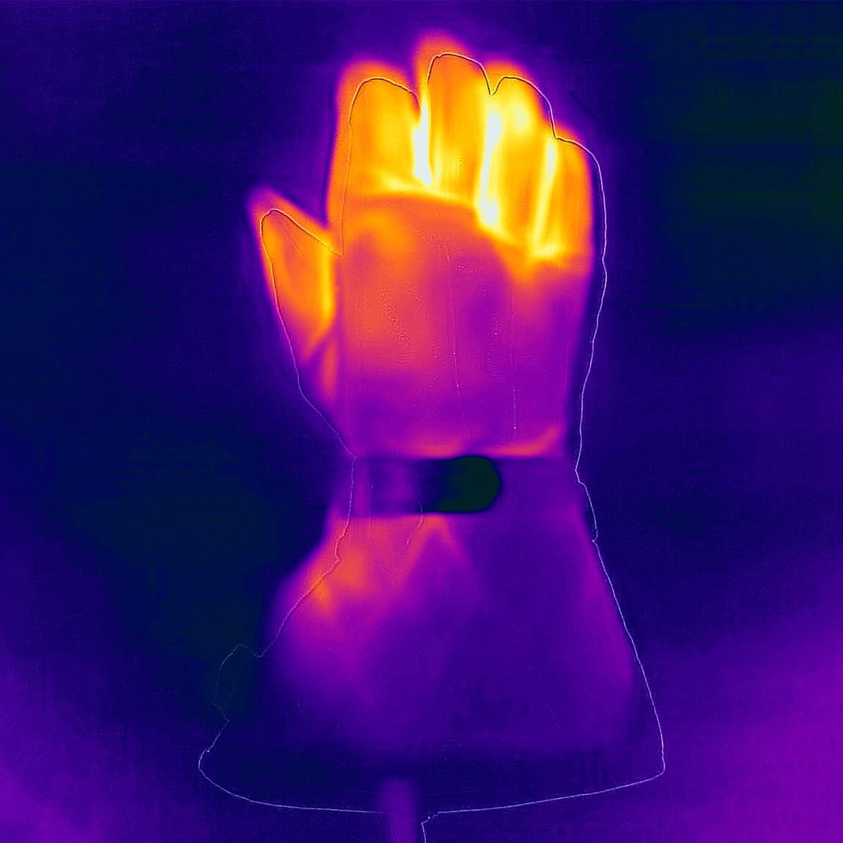 08-218/DARKBR/XL EK-218 ネオレトロエレクトリックヒートグローブ 1双