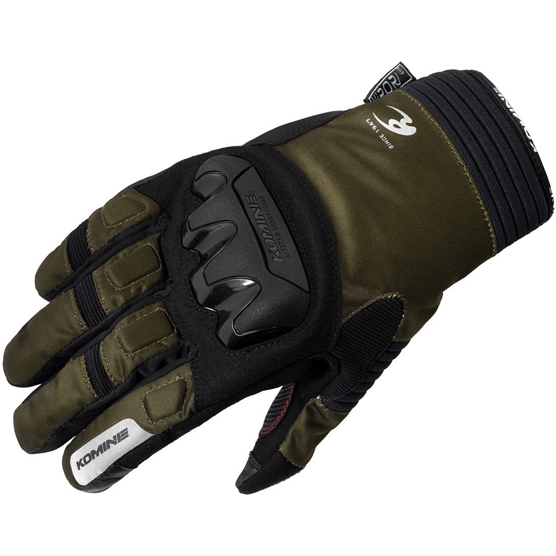 【新品・5営業日で発送】コミネ(Komine) GK-816 WP Protect W-Gloves-KITORA 色:Black／Red サイズ:XL (06-816)