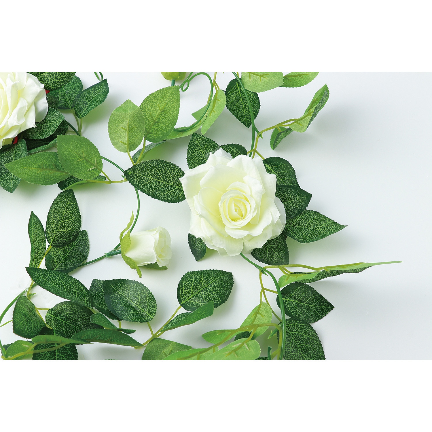 見本用ガーランド／Sample① 75216 フェイクグリーン ガーランド バラ アーテック[学校教材・教育