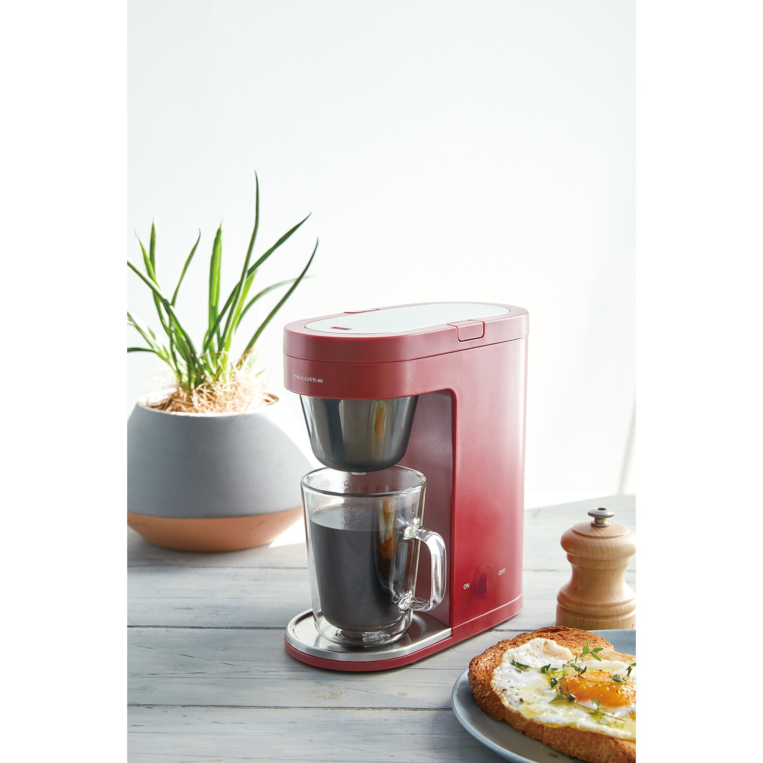 レコルト ソロカフェ プラス SLK-2 recolte Solo Kaffe Plus (レッド) レコルト ソロカフェ プラス SLK- 【新品未開封】レコルト SLK-2 Solo Kaffe Plus