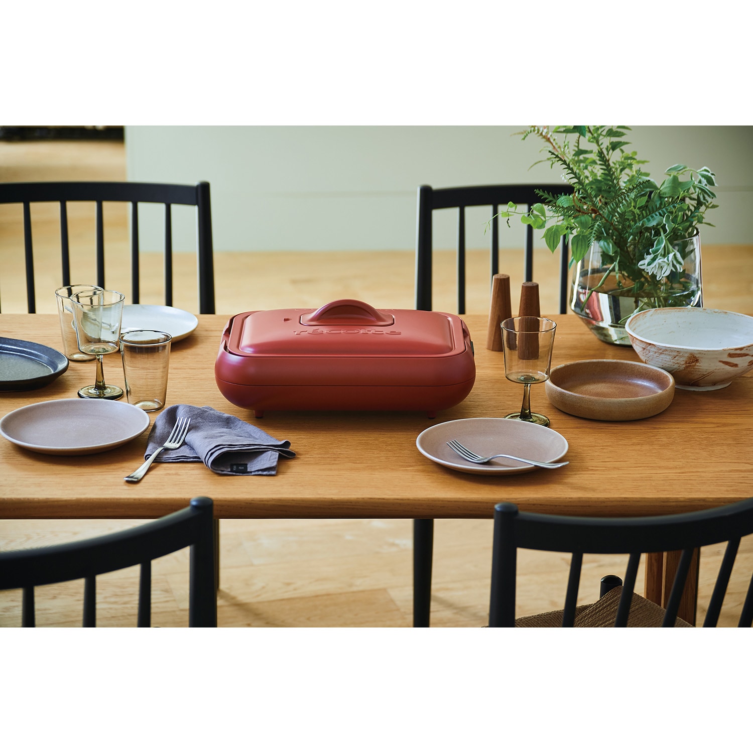 新品　レコルト　ホットプレートRHP-1 特典付】 レコルト ホットプレート 4点セット recolte Hot Plate