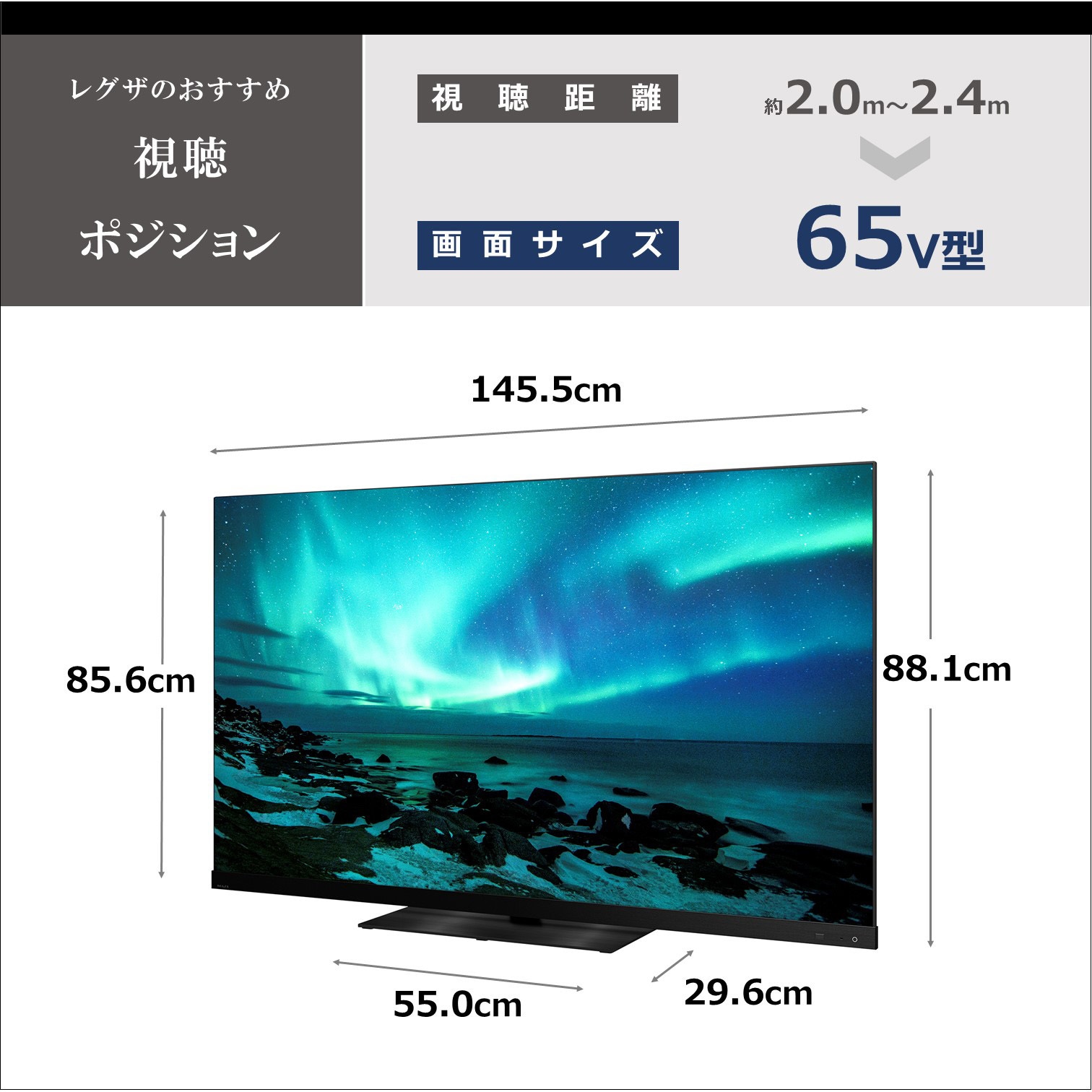65Z970M タイムシフトマシン搭載4K Mini LED液晶レグザ REGZA