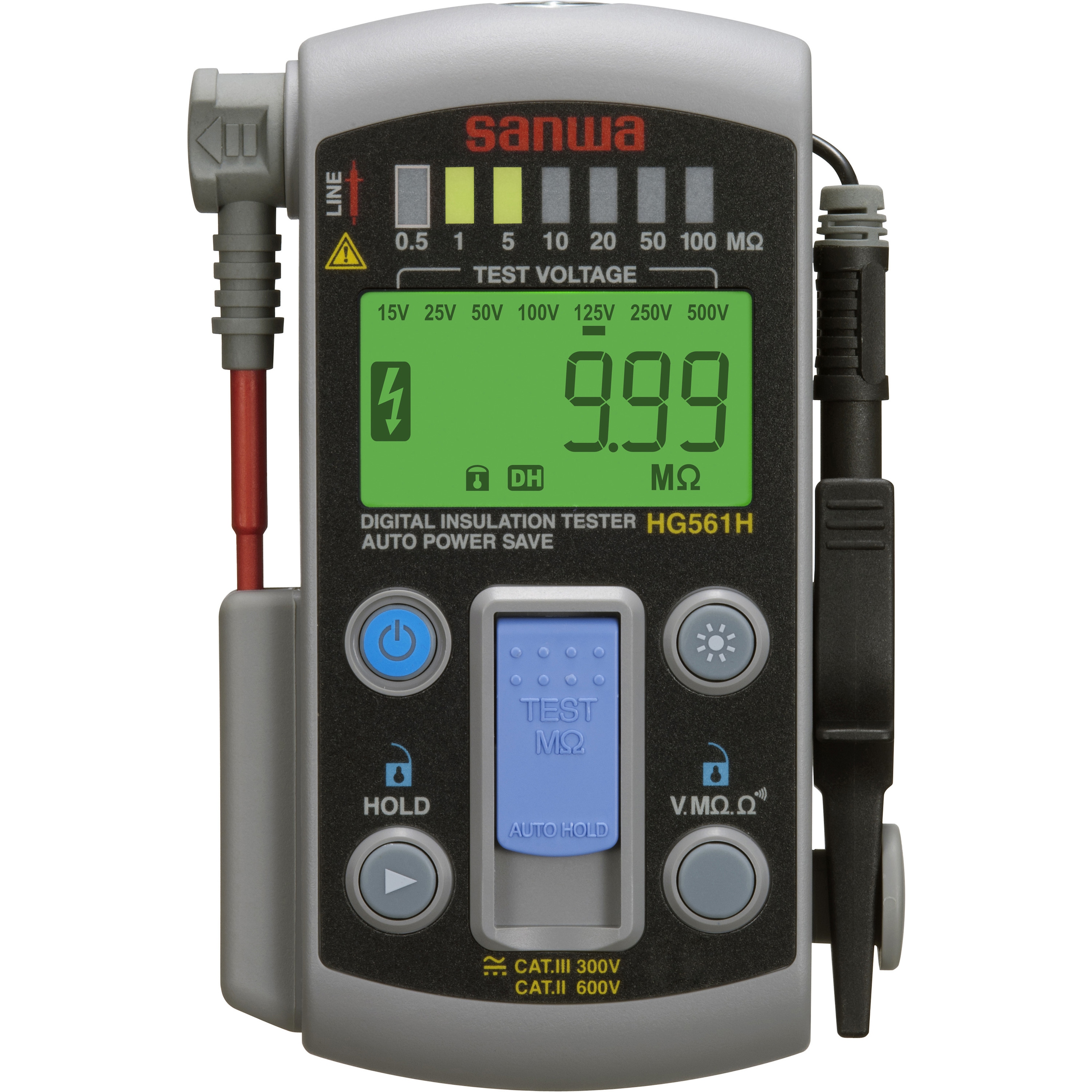HG561H スマートスタイル7レンジ式デジタル絶縁抵抗計 1台 三和電気