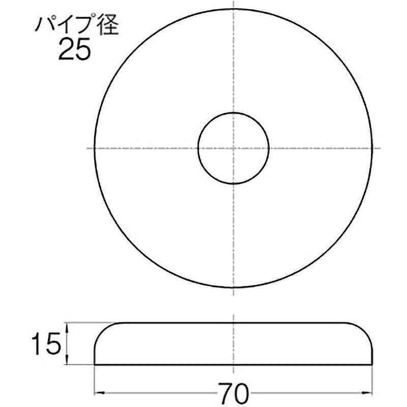 H70-570-25X70X15 幅広ワン座金 1個 SANEI(旧:三栄水栓製作所) 【通販