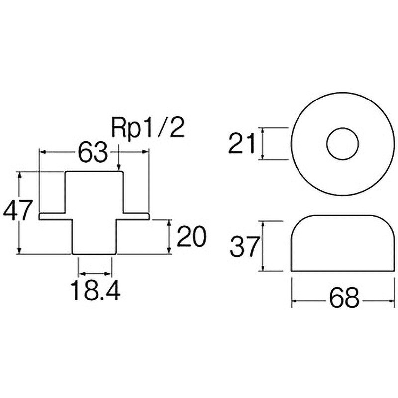 T211S-13X13 PCユニット取出しソケットセット SANEI 塩化ビニル