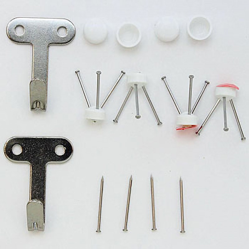 MJ-016E Jフック ダブル マジッククロス8 耐荷重11kg 1箱(2セット