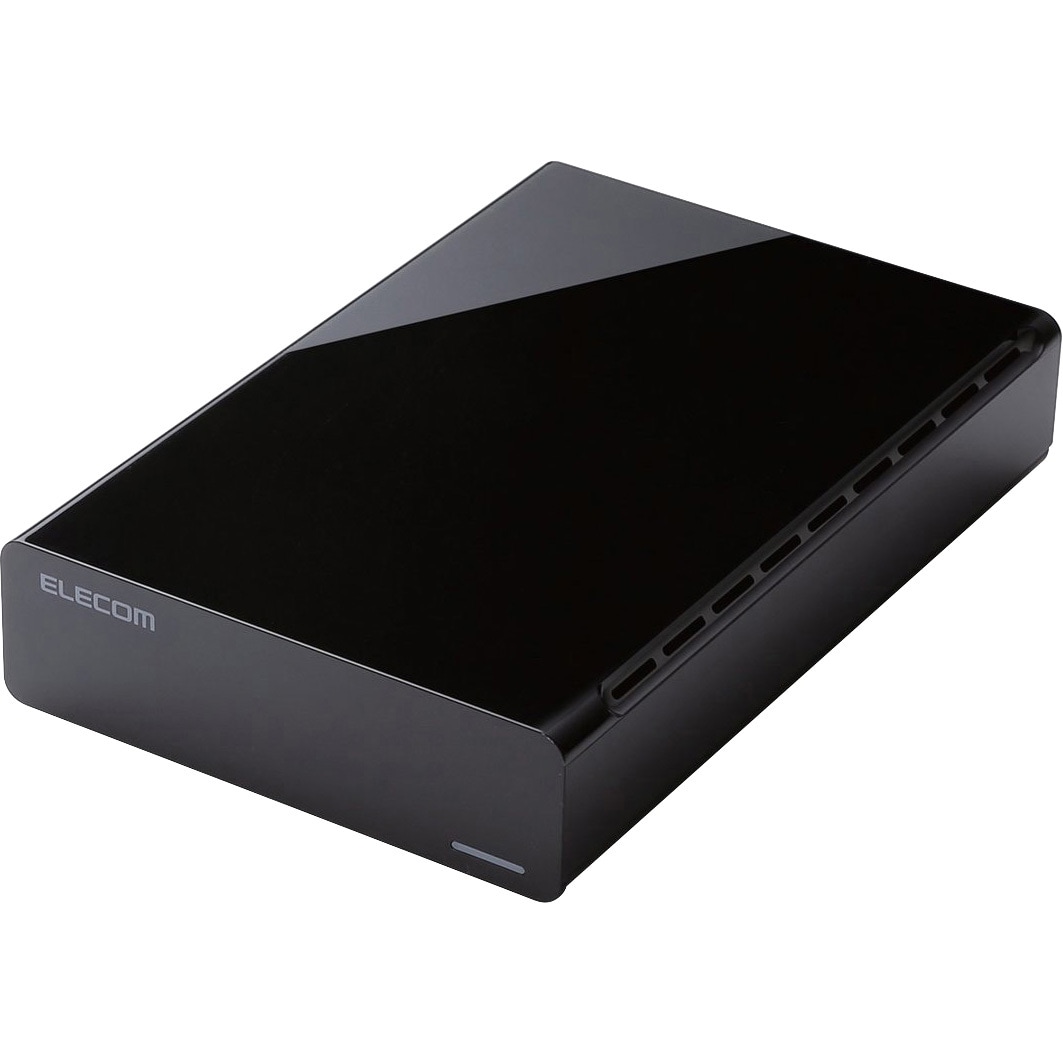 ELD-CED020UBK HDD (ハードディスク) 外付け USB3.0 3.5インチ テレビ対応 エレコム ファンレス 2TB ELD-CED020UBK  - 【通販モノタロウ】