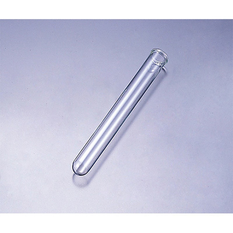 6-296-02 試験管（リップ付） φ12×120mm 1箱（100本入） A-12