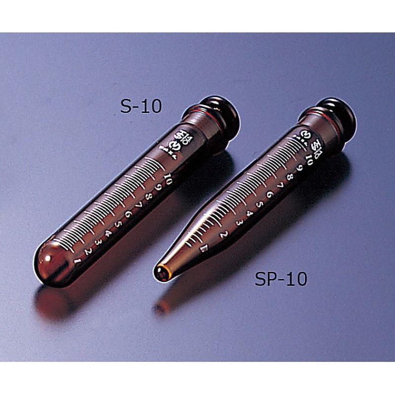 0304-12 共栓試験管 マルエム[理化学・容器] 10mL 丸底