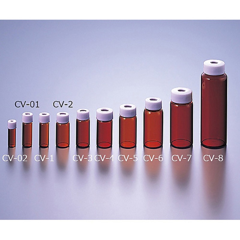 0502-20 シリンジバイアル マルエム[理化学・容器] 100mL 褐色  1ケース(20本) 0502-20