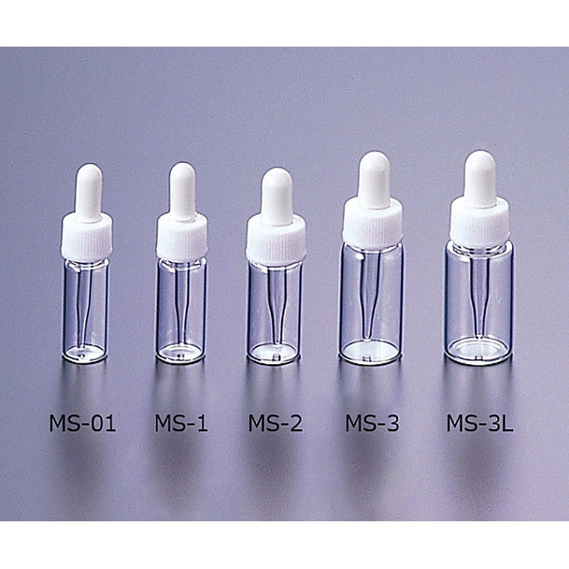 0813-04 ミニスポイド瓶 マルエム(理化学・容器) 8mL 1ケース(30本  