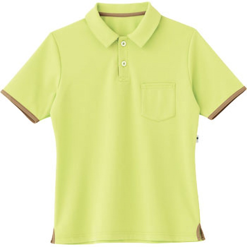 HM-2159 HEARTGREEN HM-2159 V-CAT 半袖ポロシャツ(男女共用) カーシーカシマ ピスタチオグリーン色 サイズSS