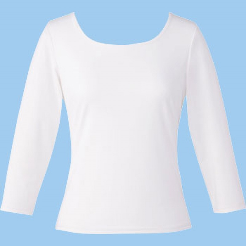 EWT-050 enjoy EWT-050 Smooth Stretch カットソー カーシーカシマ 女性用 ホワイト色 サイズ3L