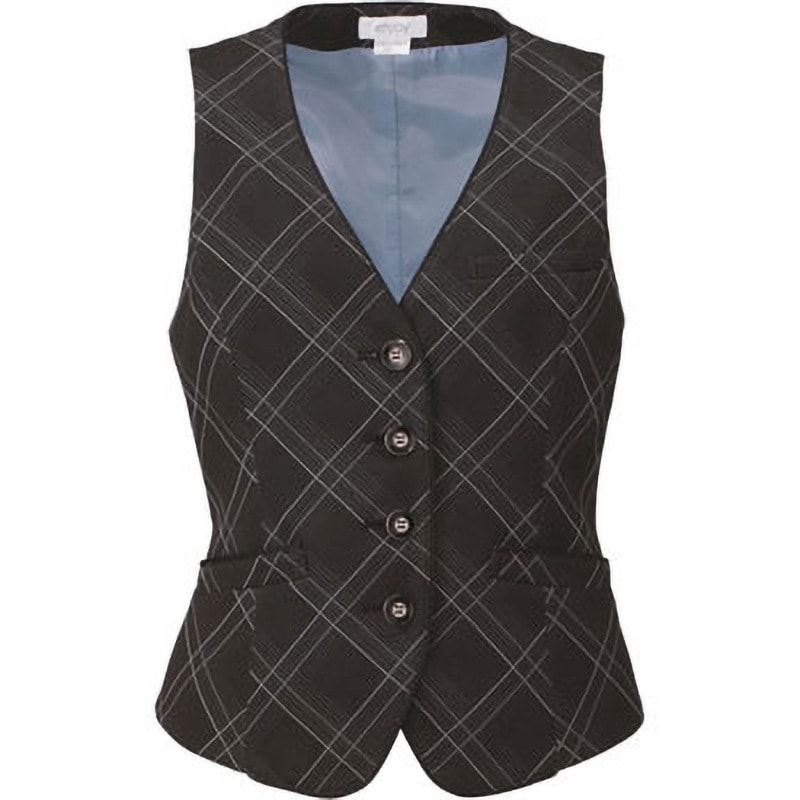 EAV-587 enjoy EAV-587 Air fit suits yourself ベスト カーシーカシマ 女性用 グレーチェック色 5号サイズ 11,235円