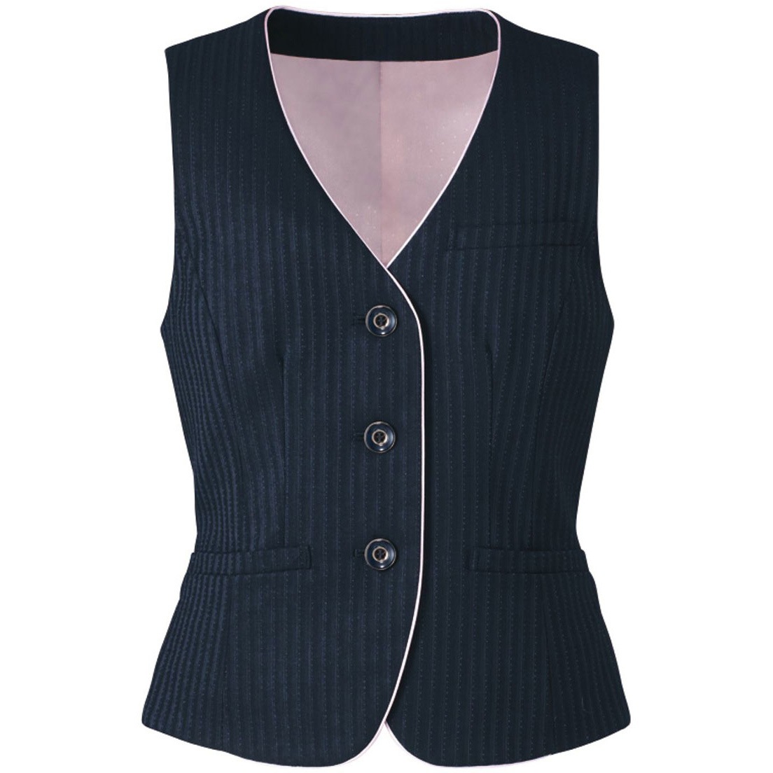 EAV-421 enjoy EAV-421 Air swing suits Biz ベスト カーシーカシマ 女性用 ネイビーストライプ色 5号サイズ 11,506円