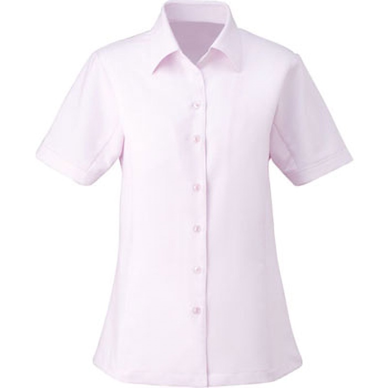 ESB-405 enjoy ESB-405 Soft karsey stretch 半袖シャツブラウス カーシーカシマ 女性用 ピンク色 19号サイズ