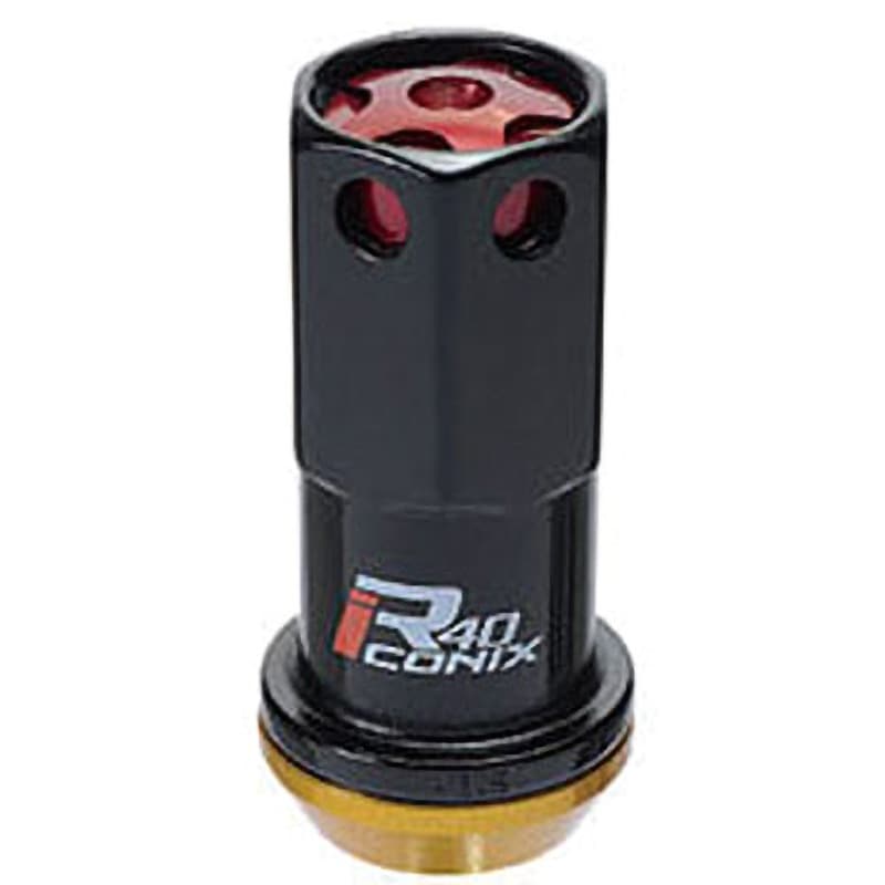 RIA-15KR Racing Composite R40 iCONIX M14 x P1.25 (Lock & Nut Set) (Aluminum Cap) KYO-EI 色Black  1セット RIA-15KR