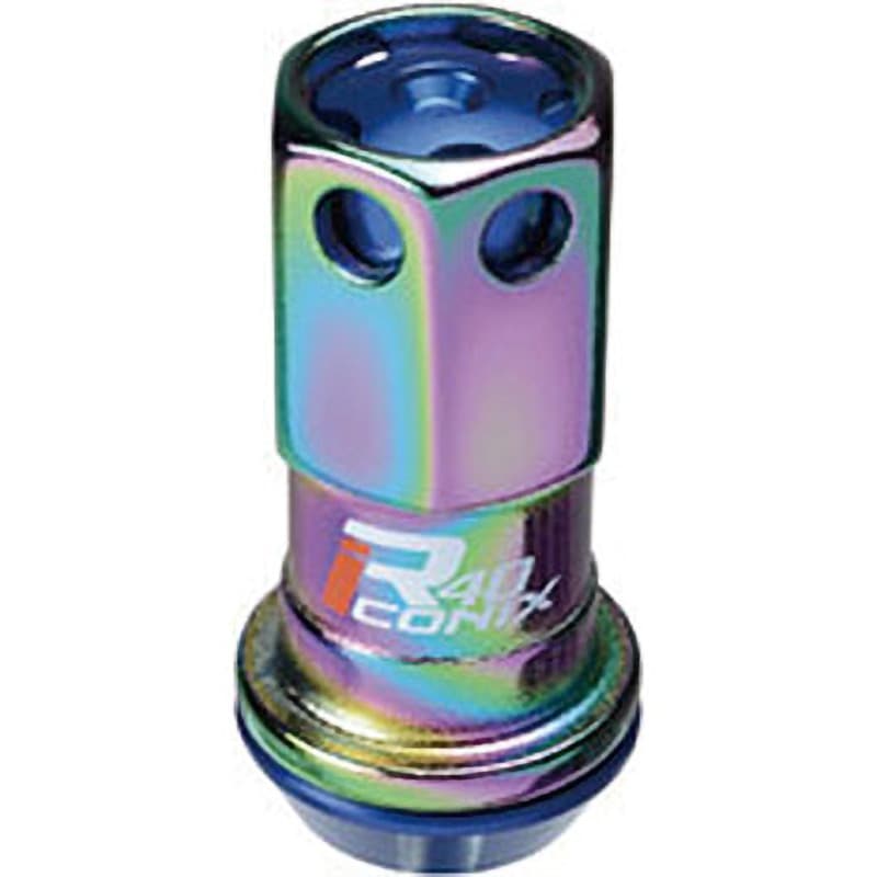 RIA-03NK Racing Composite R40 iCONIX M12 x P1.25 (Nut Set) (Aluminum Cap) KYO-EI 色Neochro  1箱(20個) RIA-03NK