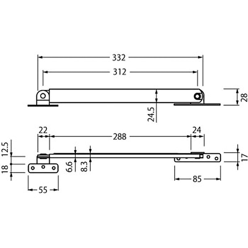 おまとめ 1501N-1 1501N レバーストッパー 面付型内付内開タイプ BEST