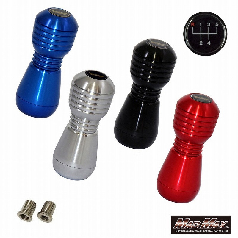 MM75-47747-RD DENMA アルミ製 シフトノブ MAD MAX(マッド