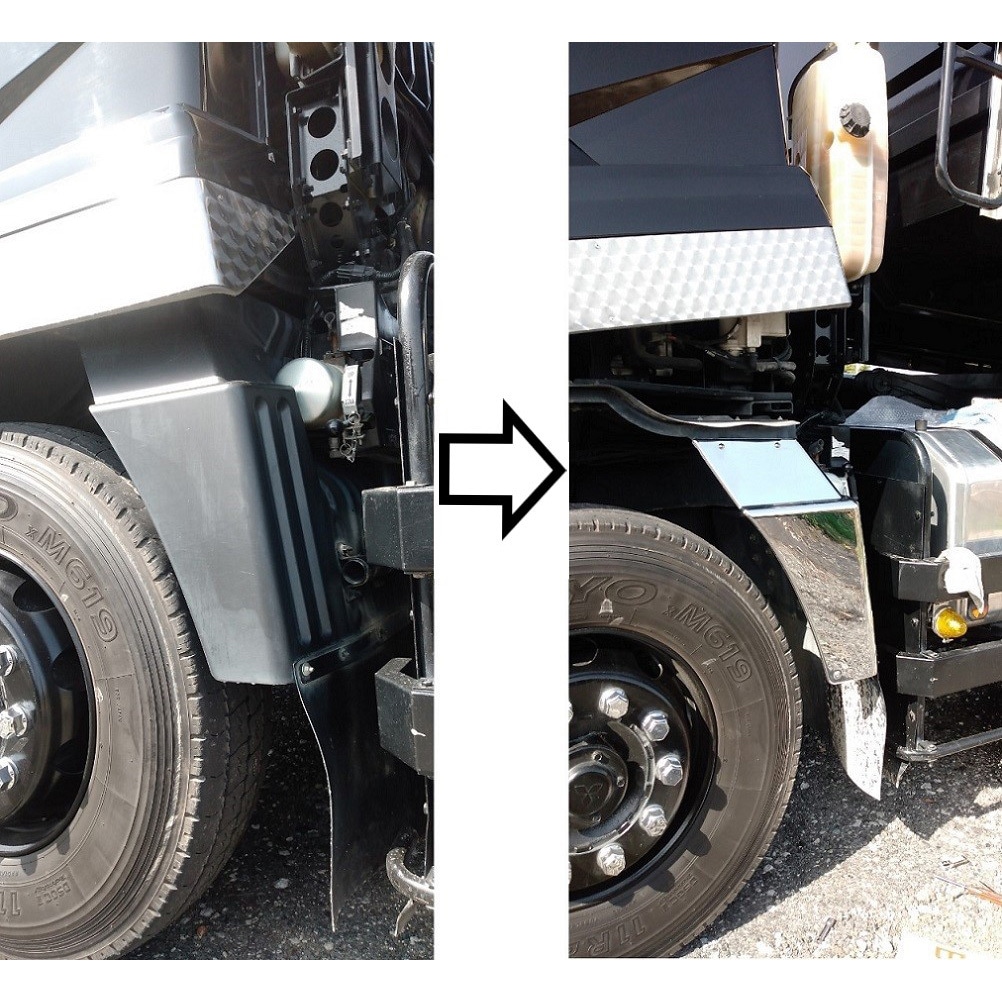 MM70-SP001-01 三菱 17スーパーグレート 交換タイプ マッドガード