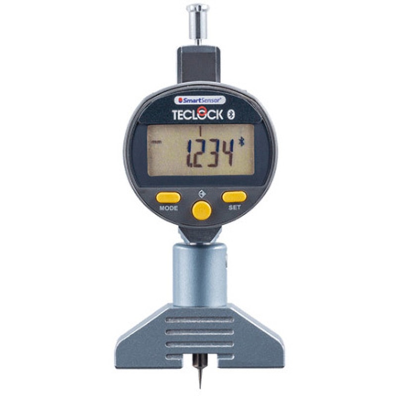 SSD-2520M Bluetoothデジタルデプスゲージ テクロック 測定範囲凹5凸4mmベース寸法50×16mm