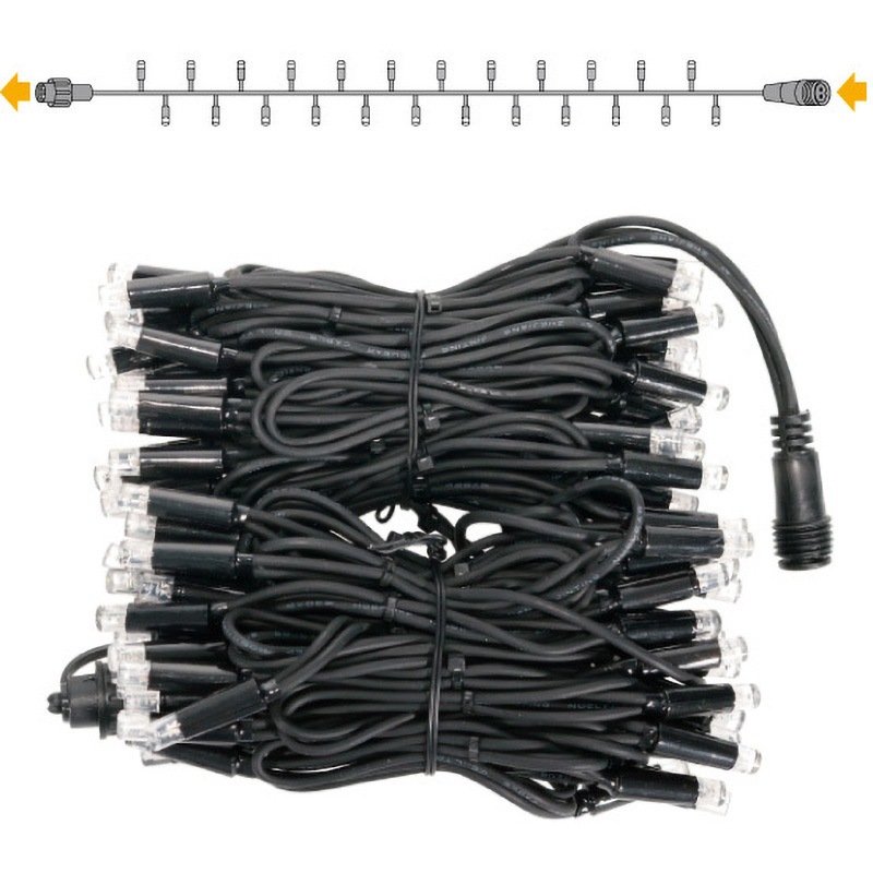 SJX-NHA05-10BB LEDストリングSJX(ランダム点滅タイプ) DENSAN(デンサン/ジェフコム) 長さ10m  SJX-NHA05-10BB