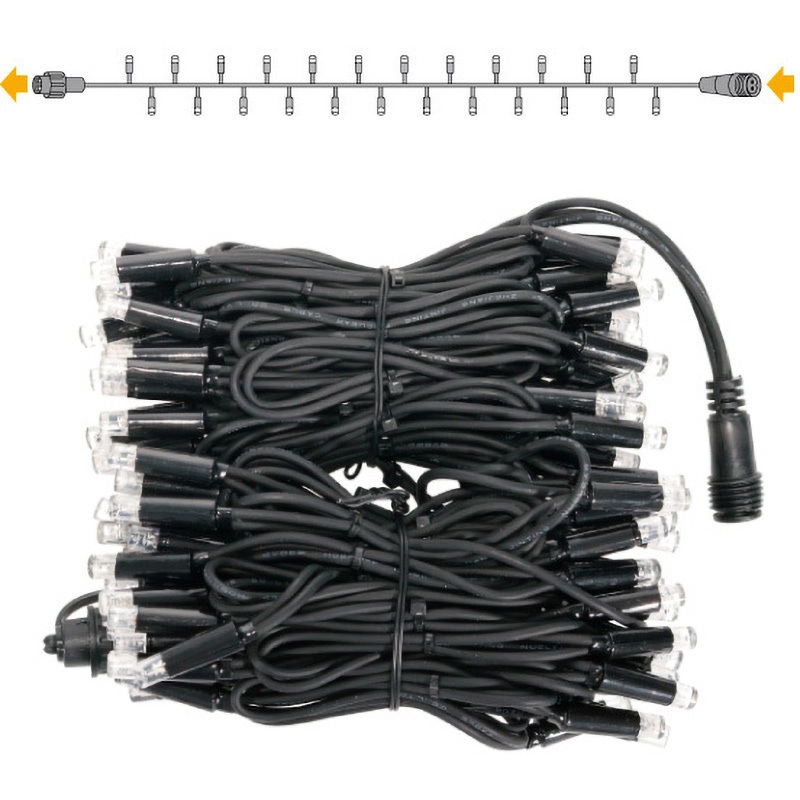 SJX-NHA05-10WB LEDストリングSJX(ランダム点滅タイプ) DENSAN(デンサン/ジェフコム) 長さ10m  SJX-NHA05-10WB 10,205円
