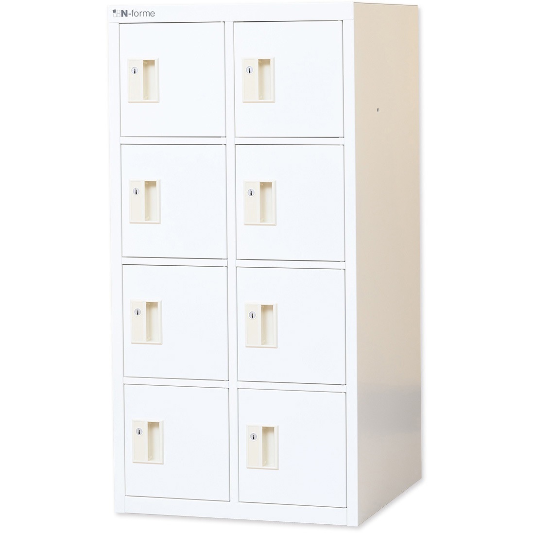 NSL-024 スチール家具工房 スタンダードロッカー 仁張工作所 クリアホワイト色