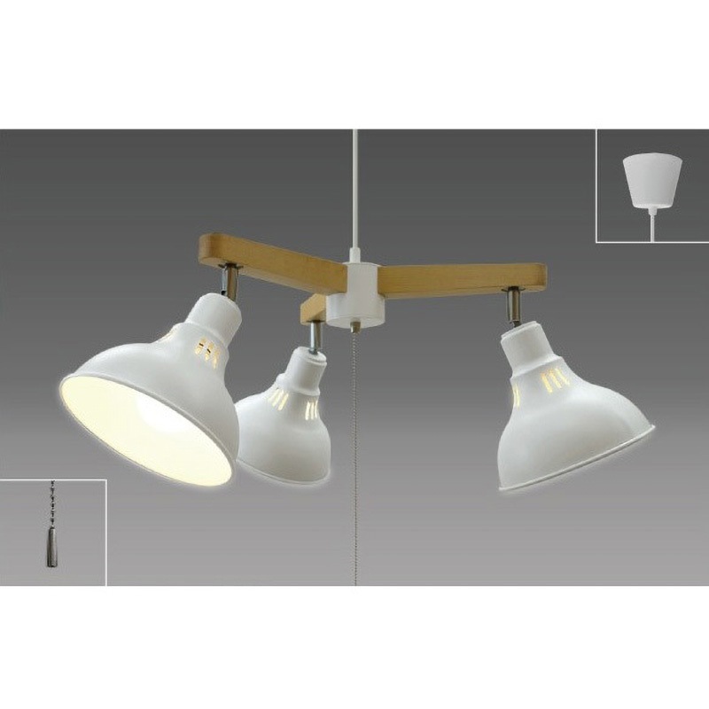 GL3065CHWH LEDシャンデリア タキズミ(TAKIZUMI) 適用畳数～4.5畳 電球色 消費電力24.3W