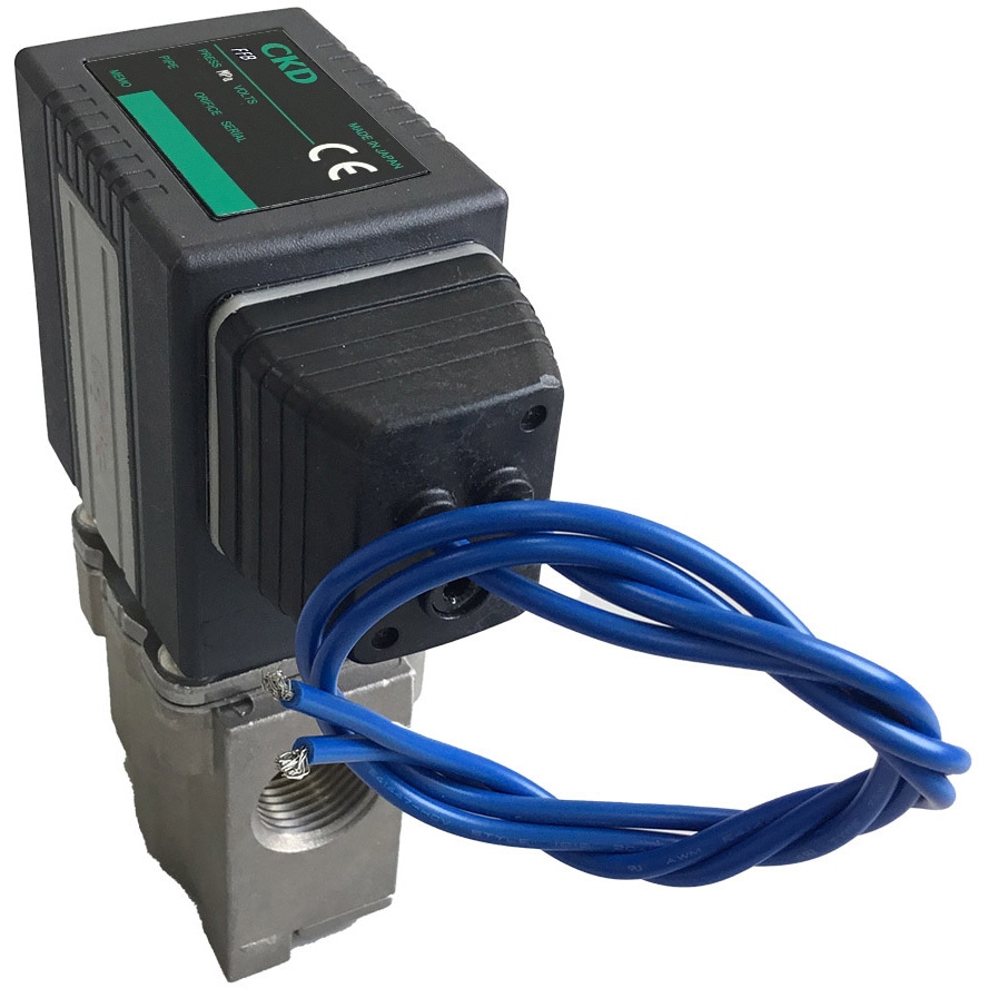 FFB-4208A3A3A5-B 直動式2ポート電磁弁 マルチフィット(R) NO(通電時閉)形 FFBシリーズ アルミボディ(FFB-4208A～) 1台 CKD 【通販モノタロウ】