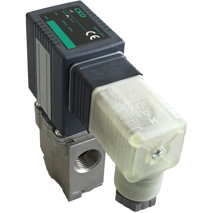 FFB-3208A2A3L3 直動式2ポート電磁弁 マルチフィット(R) NO(通電時閉)形 FFBシリーズ アルミボディ(FFB-3208A～) 1台 CKD 【通販モノタロウ】