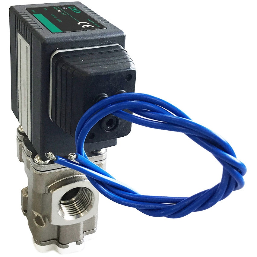 FFB-3208A2H3A1 直動式2ポート電磁弁 マルチフィット(R) NO(通電時閉)形 FFBシリーズ ステンレスボディ(FFB-3208A～) 1台 CKD 【通販モノタロウ】