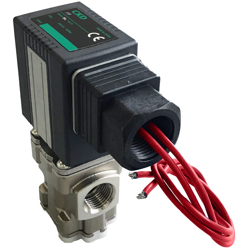 FFB-3208A2H3E2 直動式2ポート電磁弁 マルチフィット(R) NO(通電時閉)形 FFBシリーズ ステンレスボディ(FFB-3208A～) 1台 CKD 【通販モノタロウ】 8,501円