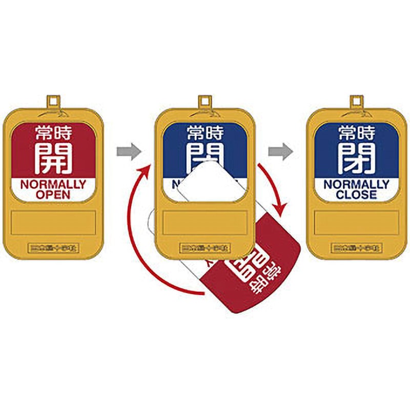 特15-360D 回転式バルブ開閉札 1個 日本緑十字社 【通販モノタロウ】 特15-360D 回転式バルブ開閉札 1個 日本緑十字社 【通販モノタロウ】