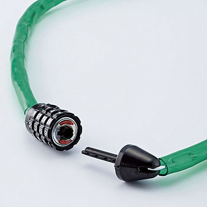 【新品未使用】ABUS チェーンロック 1385C 75cm ネオングリーン ABUS アブス 自転車_アクセサリー 鍵/ロック IVERA CHAIN 6210