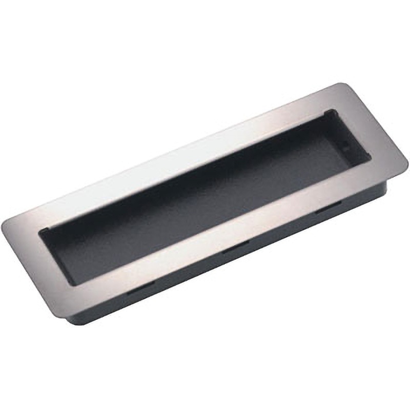 ねページ PL引手 手掛け兼用引手 アトムリビンテック 生地ヘアーライン(底部黒