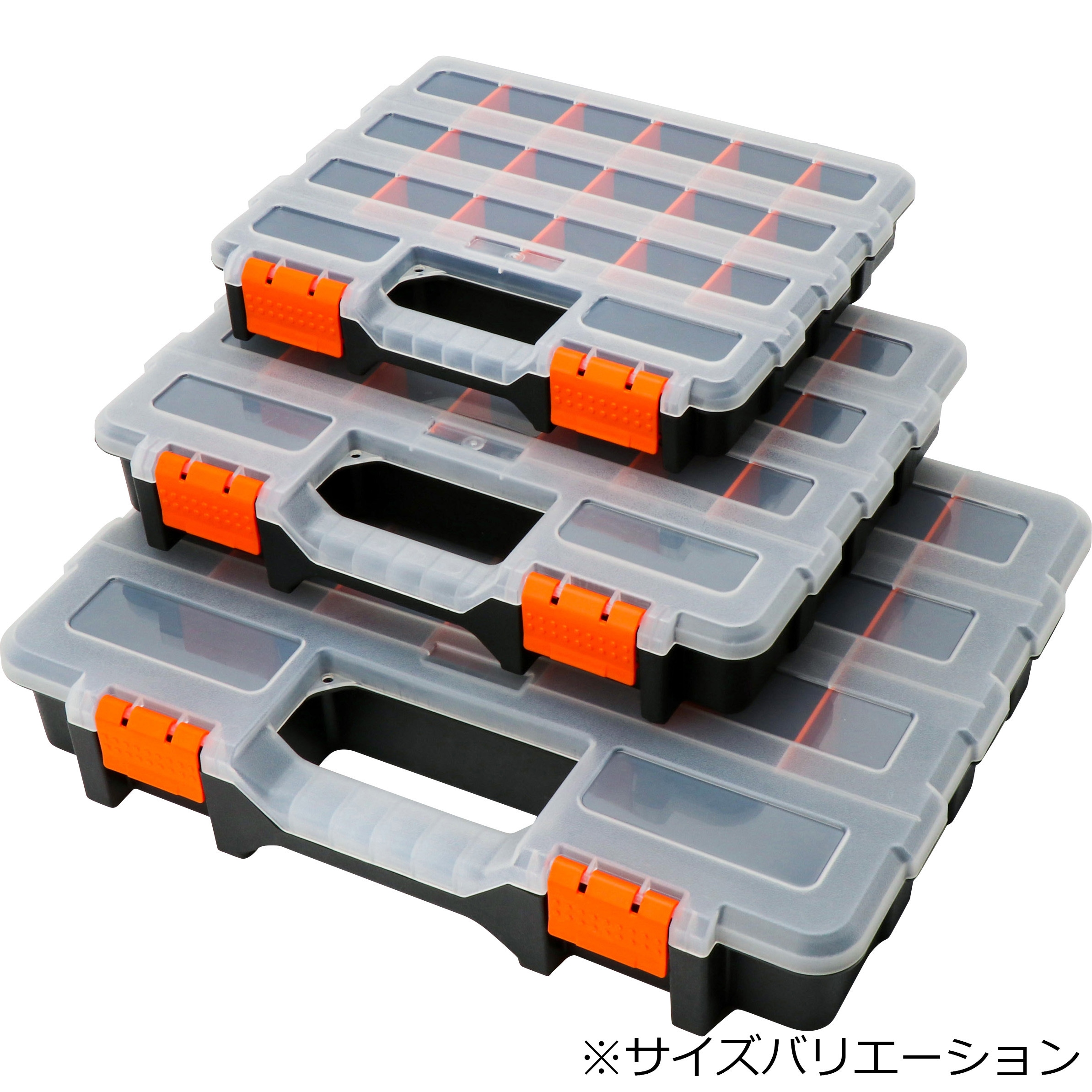 パーツボックス モノタロウ 仕切りあり 仕切数最大18個 - 【通販