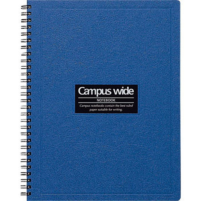 （まとめ）コクヨ キャンパス ツインリングノートセミB5 5mm方眼罫（カットオフ）50枚 ス-T113S5-D 1セット（5冊）〔×2セット〕 : （まとめ）コクヨ キャンパスツインリングノート（PP