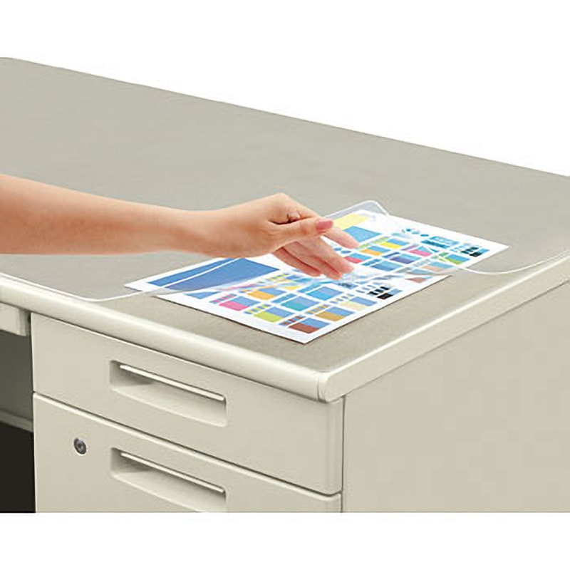 マ-18116M デスクマット軟質(オレフィン・透明)下敷き付き 1枚 コクヨ 【通販モノタロウ】